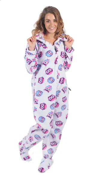 Owl Onesie - Detachable Feet