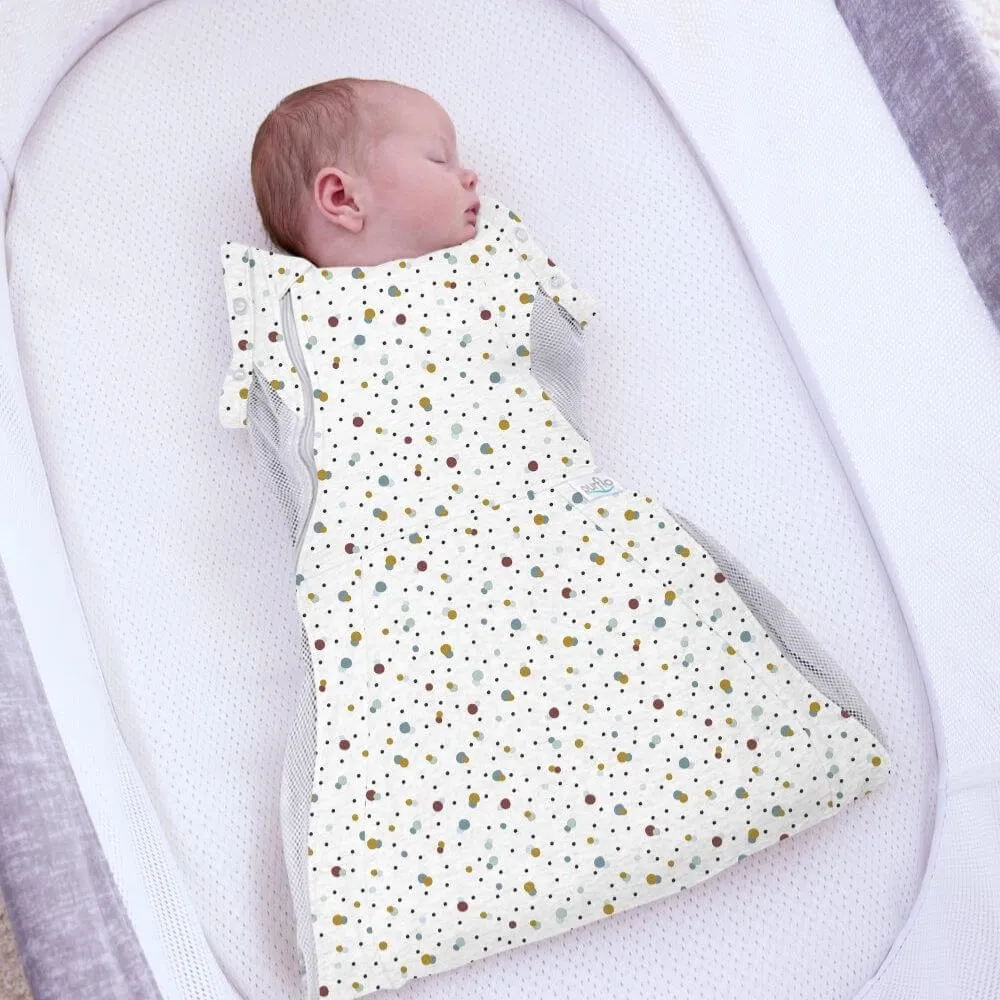 Purflo Swaddle to Sleep Bag - 2.5 Tog (Scandi Spot)