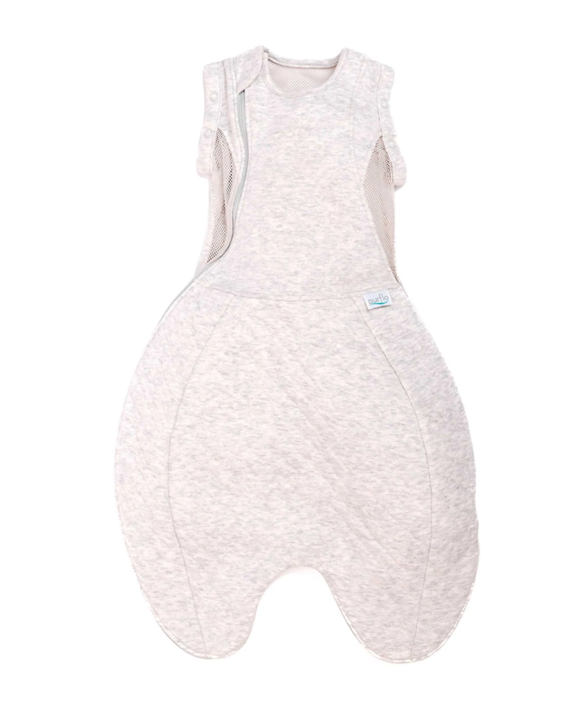 Purflo Swaddle to Sleepbag 2.5 Tog (0-4m) - Grey