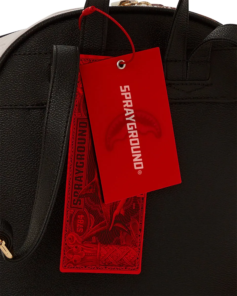 Sprayground Spraysharks Worldwide Savage In Brown White