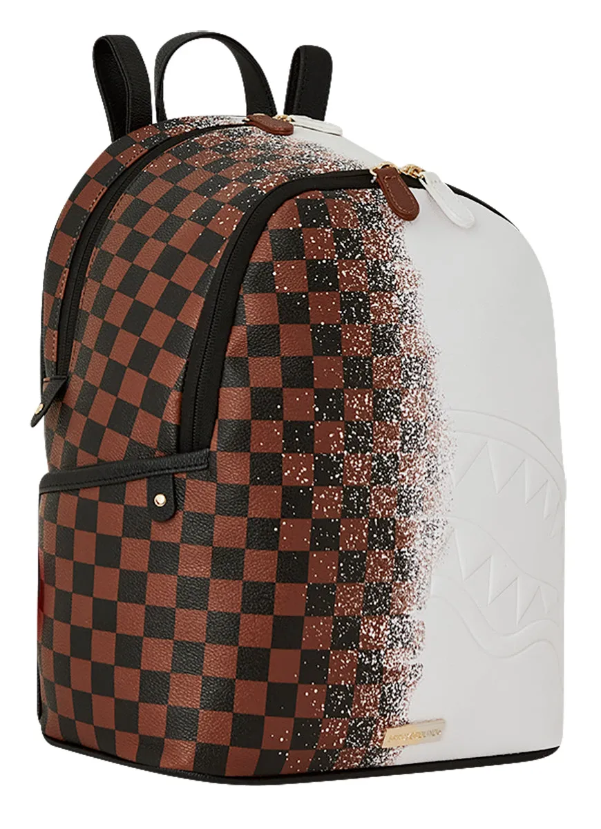 Sprayground Spraysharks Worldwide Savage In Brown White