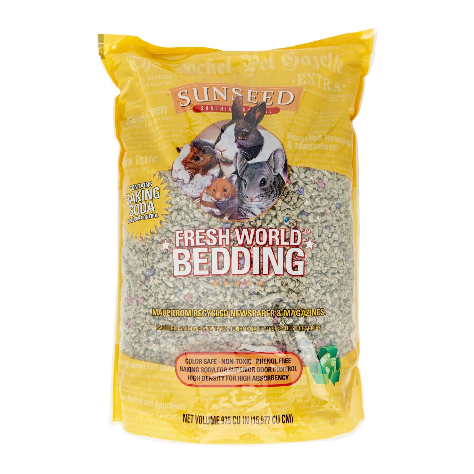 Sunseed Fresh World Bedding For Small Animals - Medium