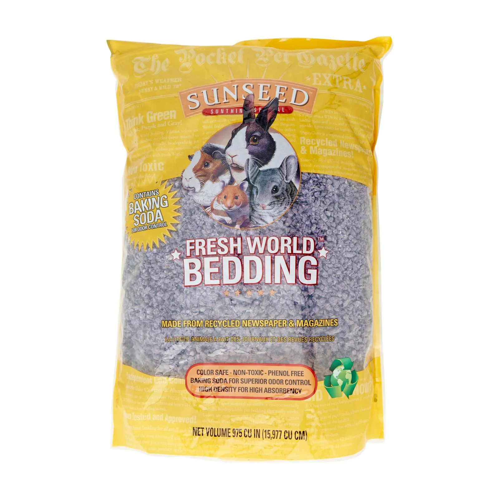 Sunseed Fresh World Bedding For Small Animals - Medium