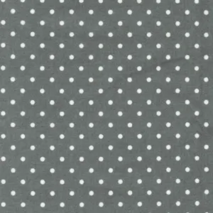 Swiss Dot flannel, 2 ply flannel, Gray Cozy Cotton FLANNEL