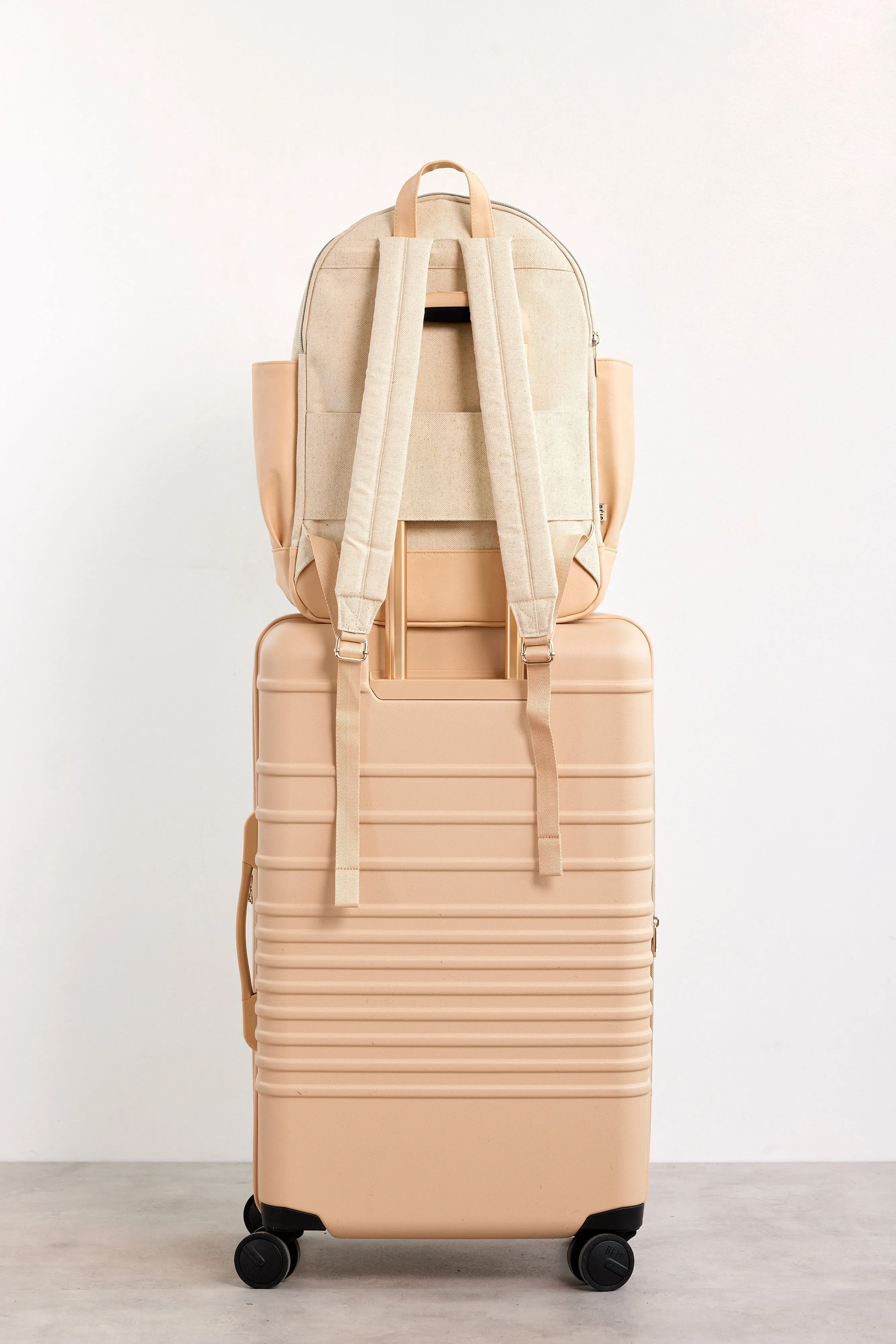 The Backpack in Beige