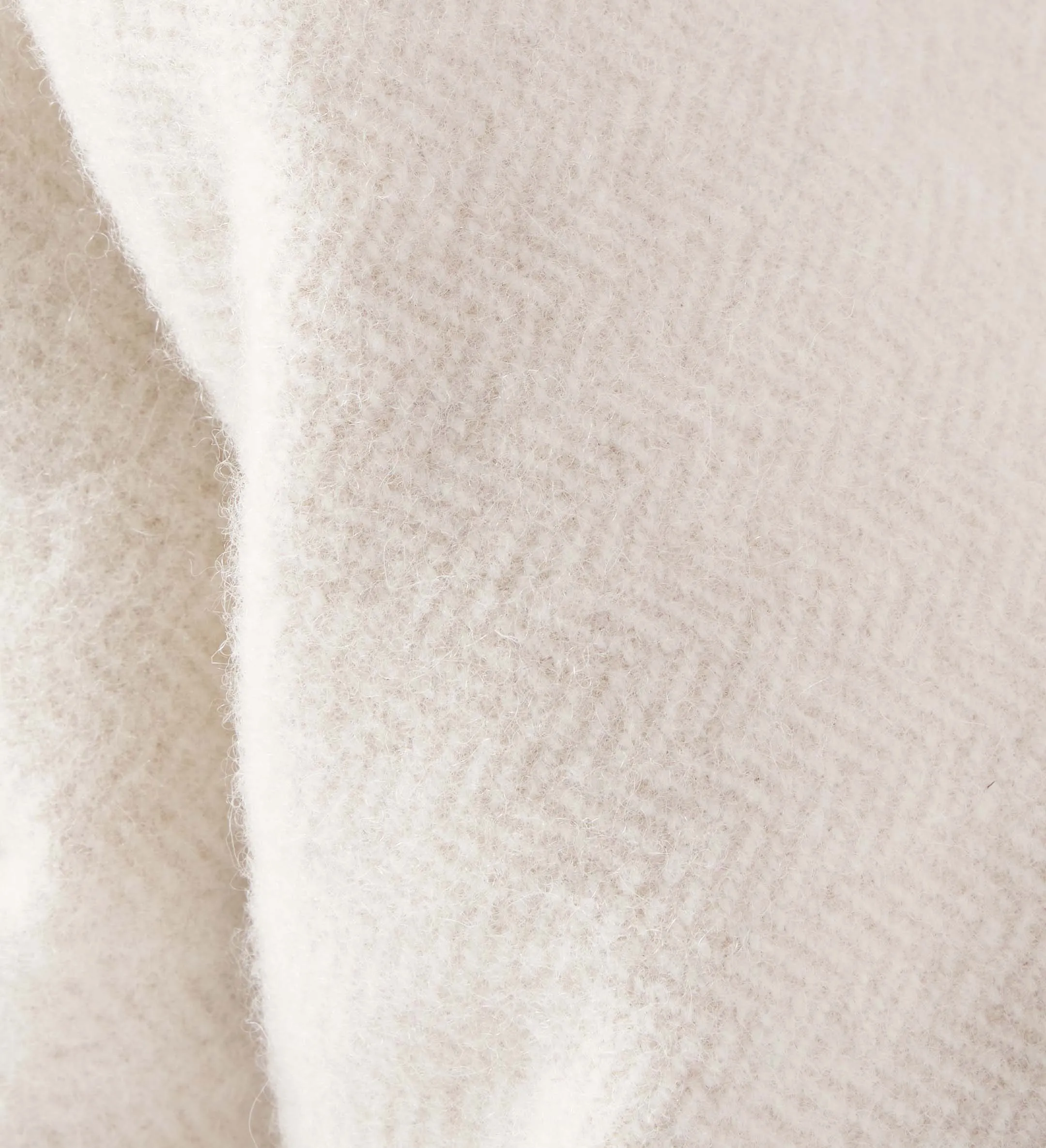 The Herringbone Wool Cashmere Throw Blanket