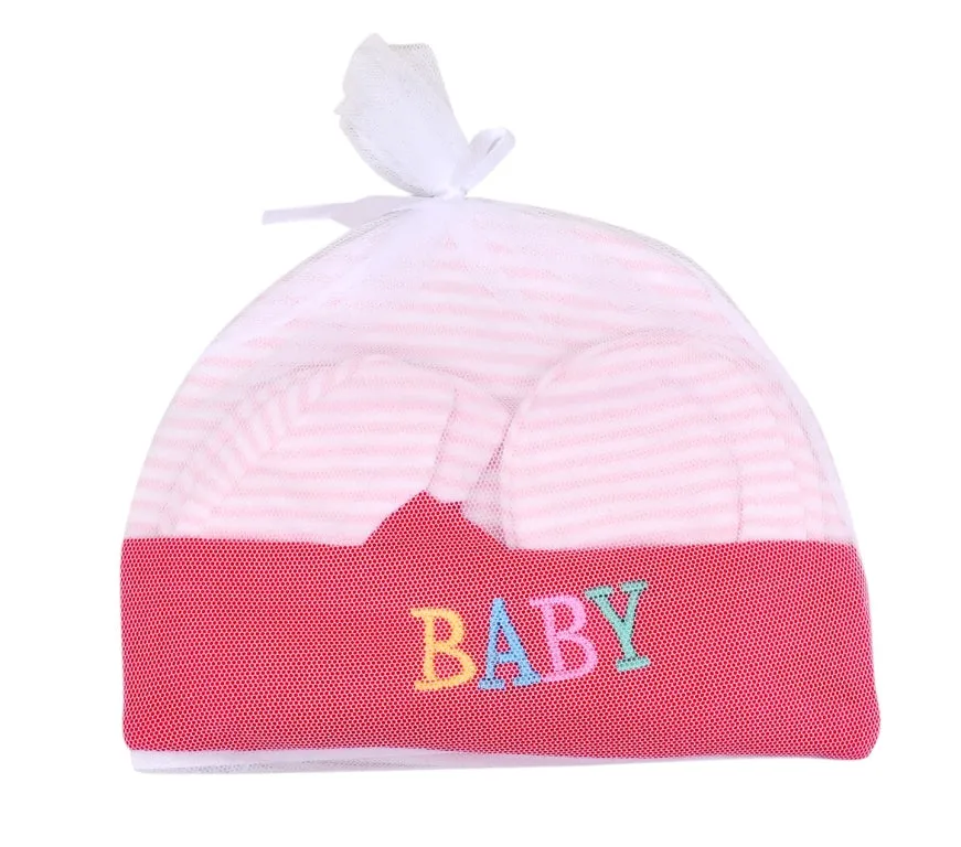 THE LITTLE LOOKERS Cotton Cap,Mitten and Booty Set for Unisex New Born Babies and Infants