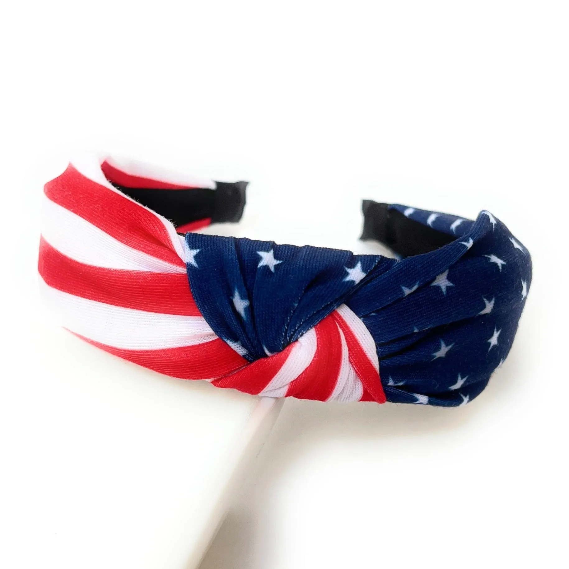 US Flag Knotted Headband