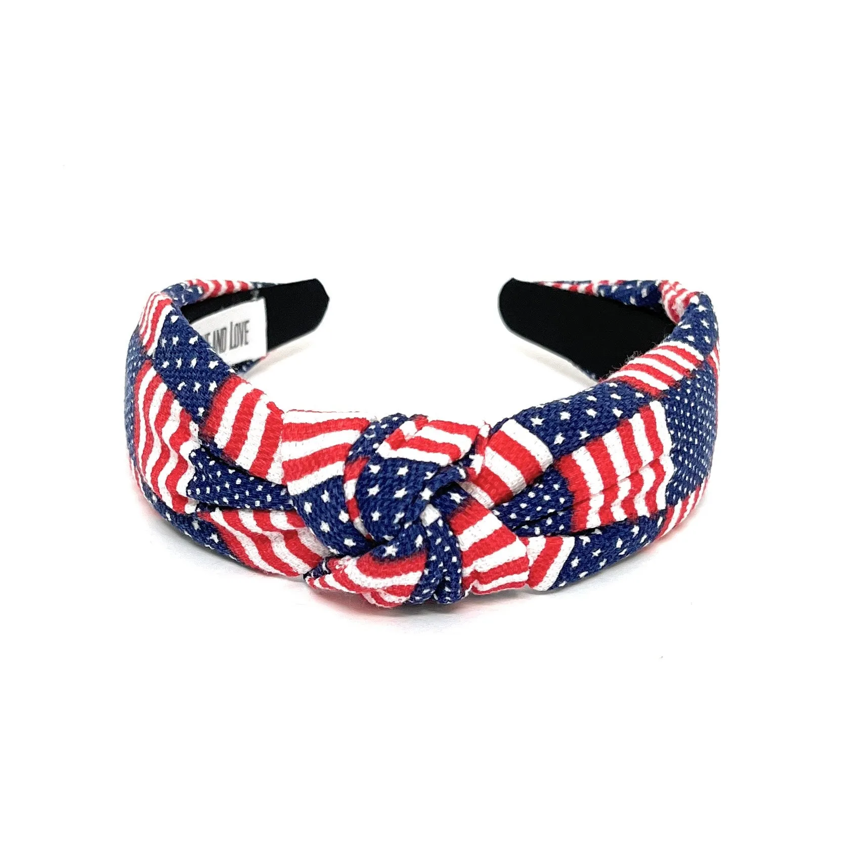 USA Flag Knotted Headband