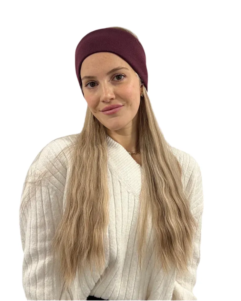 Valeri Shimmer Knit Headband / Wide Width