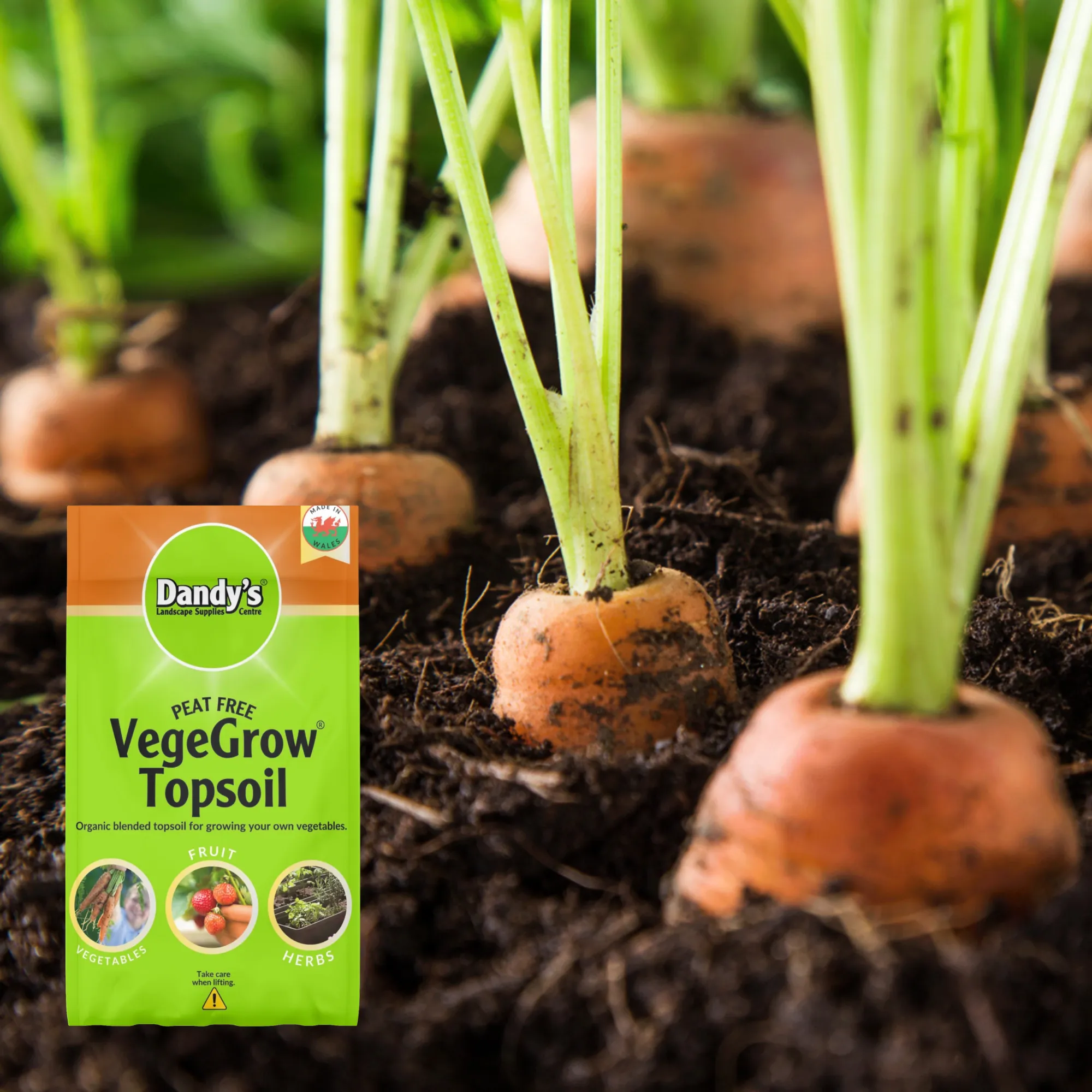 VegeGrow® Welsh Topsoil for vegetables